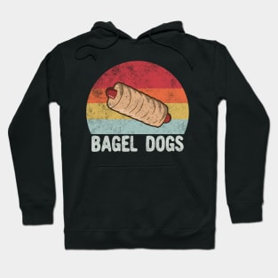 Retro Bagel Dogs Gift Hoodie